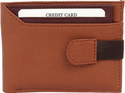 

Just Leather Boys Casual Brown Artificial Leather Wallet(5 Card Slots), Tan&brown