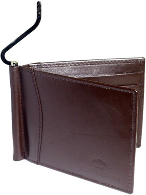 

NUKAICHAU Men Casual Brown Genuine Leather Wallet(8 Card Slots)