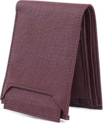 

Just Leather Boys Casual Purple Artificial Leather Wallet(5 Card Slots)