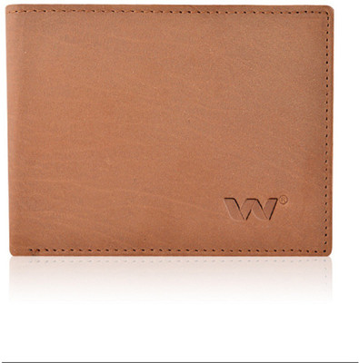 

vickiana quest Men Casual Tan Genuine Leather Wallet(4 Card Slots)
