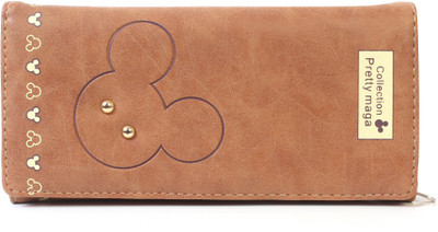 

b4bags Girls Casual Beige Artificial Leather Wallet(4 Card Slots), Chocolate