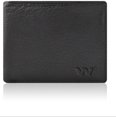 

vickiana quest Men Casual Black Genuine Leather Wallet(5 Card Slots)