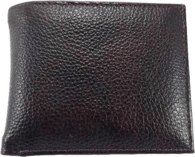 

ZEBWAY Men Casual Brown Genuine Leather Wallet(6 Card Slots), Orange;white;green