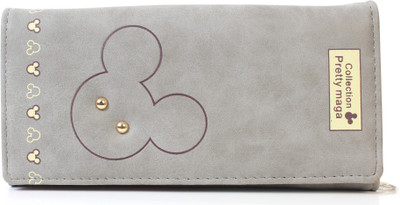 

b4bags Girls Casual Grey Artificial Leather Wallet(4 Card Slots)