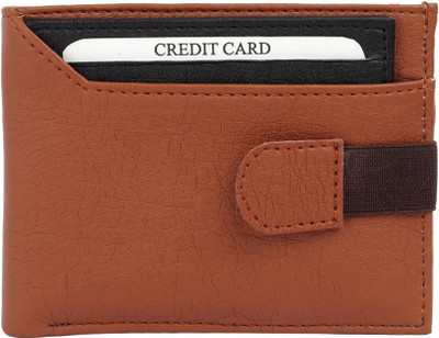 

Just Leather Boys Tan Artificial Leather Wallet(5 Card Slots), Tan&black