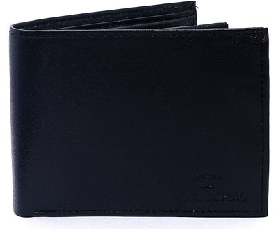 

NUKAICHAU Men Casual Black Genuine Leather Wallet(8 Card Slots)