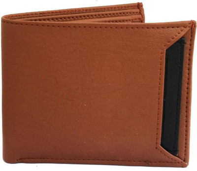

Quetzal Men Casual Tan, Black Artificial Leather Wallet(7 Card Slots), Multicolor