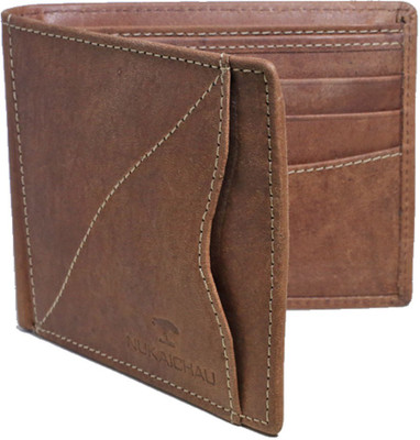 

NUKAICHAU Men Casual Brown Genuine Leather Wallet(8 Card Slots), NUKAICHAU Men Brown Genuine Leather Wallet(8 Card Slots)