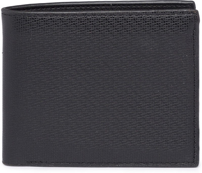 

Globus Men Casual Black Artificial Leather Wallet(1 Card Slot)