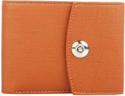 

FASHIONEVER Men Casual Tan Artificial Leather Wallet(6 Card Slots)