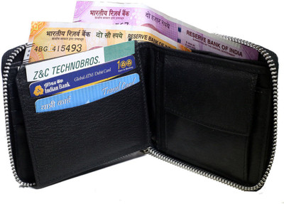 

NUKAICHAU Women Casual Black Genuine Leather Wallet(8 Card Slots)