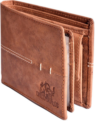 

Bull Kraft Men Brown Genuine Leather Wallet(6 Card Slots), Brown -05