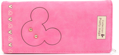 

b4bags Girls Casual Pink Artificial Leather Wallet(4 Card Slots)