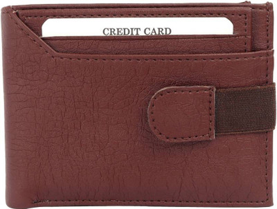 

Just Leather Boys Brown Artificial Leather Wallet(5 Card Slots)
