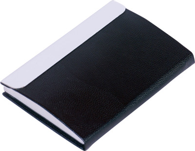 

wildwolf Men Casual Black Artificial Leather Wallet(6 Card Slots), Black & white