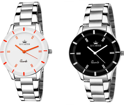 

Le Carter LCW-3026 Combo Designer Bracelet Wrist Watch - For Women