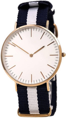 

Snapcrowd casual Ultra Slim Dial Heavy Material Multi Color Fabric strap Watch - For Men & Women