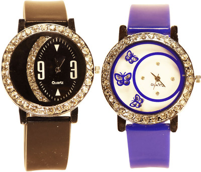 

NEUTRON Best Present Butterfly Black And Blue Color Combo Watch (G71-G107) For Girls And Women Watch - For Girls