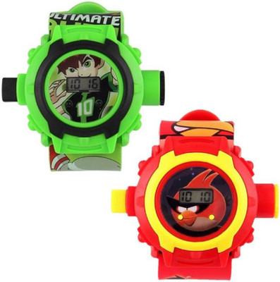 

perfectretail senior kids watch 24 photo ben 10+angry bird Watch - For Men & Women