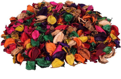

Harit Natural Home Decor Multi Color Potpourri Leaves for Indoor Outdoor Decoration, Showpiece, Vase Fillers Multicolor Wild Flower Artificial Flower Lavender Perfumed 100% Natural Potpourri (100 g)