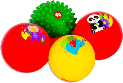 

The Kiddy Depot Newborn Training Ball Set - 3 Pcs Rattle(Multicolor)