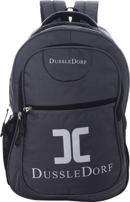 

Dussledorf Grey Laptop Backpack With Adjustable strap 24 L Laptop Backpack(Grey)