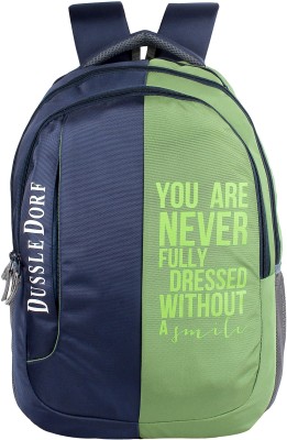 

Dussledorf Leonardo Blue Laptop Backpack 20 L Laptop Backpack(Blue), Blue and green