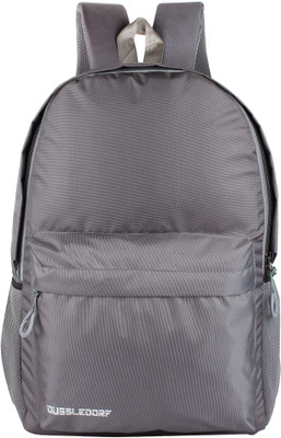 Dussledorf Grey Laptop Backpack 18 L Laptop Backpack(Grey)