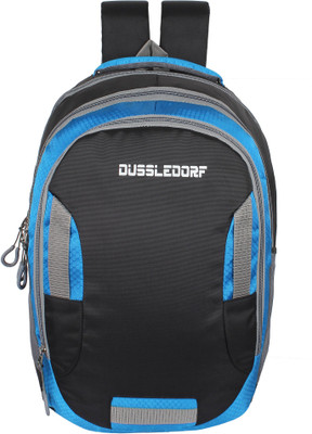 

Dussledorf Multi Color Laptop Backpack 18 L Laptop Backpack(Multicolor), Black and turquoise