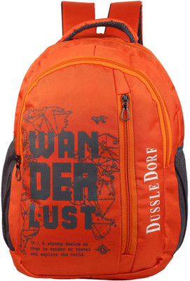 

Dussledorf Orange Laptop Backpack 18 L Laptop Backpack(Orange)