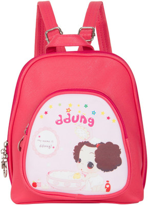 

Bazaar Pirates Cute Doll Mini Handbag Cum 3 L Backpack(Multicolor), Red