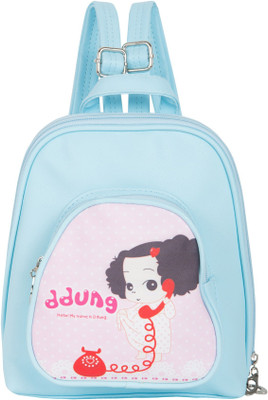 

Bazaar Pirates Cute Doll Mini Handbag Cum 3 L Backpack(Multicolor), Blue