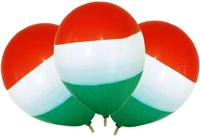 

DADEALS Printed BALLOONS-IND-FLAG-50PCS Balloon(Multicolor, Pack of 1)