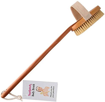 

HealthMarket TopNotch Body Bath Brush - Long Handle Natural Bristles Wooden Bath Brushes - Detachable Head - Dry Skin Brushing eBook