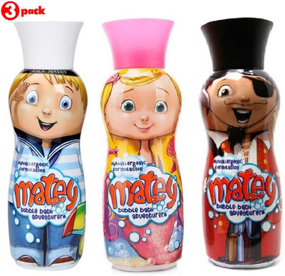 

Matey Bubble Bath Combo (Pack of 3) - 1 Max, 1 Molly & 1 Pegleg(1500 ml)
