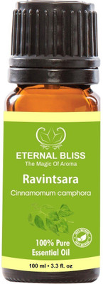 

Eternal Bliss Ravintsara Essential Oil , 100% Pure, & Undiluted (100ML)(100 ml)