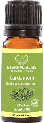 

Eternal Bliss Cardamom Essential Oil, 100% Pure, & Undiluted (50ML)(50 ml)