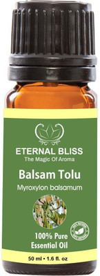 Eternal Bliss Pure Tolu Balsam Essential Oil (Myroxylon balsamum)(50ML)(50 ml)