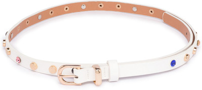 

Globus Women Party White Artificial Leather Belt, Globus Women Casual White Artificial Leather Belt