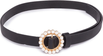 

Globus Women Casual Black Artificial Leather Belt