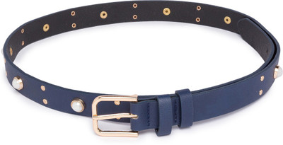 

Globus Women Casual Blue Artificial Leather Belt, Navy, Globus Women Party Blue Artificial Leather Belt, Navy