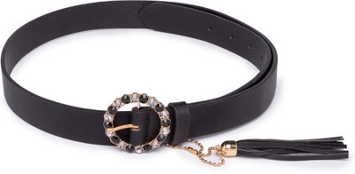 

Globus Women Party Black Artificial Leather Belt, Globus Women Casual Black Artificial Leather Belt