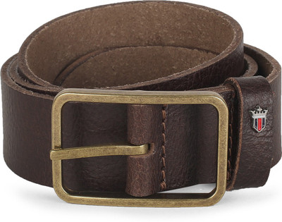 

Louis Philippe Men Brown Genuine Leather Belt, Louis Philippe Men Casual Brown Genuine Leather Belt