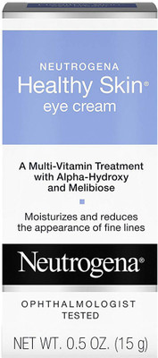 

Neutrogena Healthy Skin Eye Firming Cream with Alpha-Hydroxy Acid, Vitamin A & Vitamin B5, Hypoallergenic Eye Cream to Reduce Fine Lines & Wrinkles, Fragrance-Free, 0.5 oz(0.03 g)