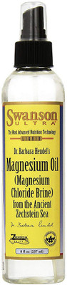 

Swanson Ultra Magnesium Oil Spray, Zechstein Magnesium, Soothes Muscles, Nourishes Skin, Stress Relief, Sleep, Rapid Absorption, Dr. Barbara Hendel's Formula 8 fl oz (237 ml) Liquid(0.77 g)