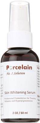 

Naked Face Procelain Skin Whitening Serum Hydroquinone Kojic Acid Glycolic Acid Vitamin C Licorice Mulberry Extract for Melasma, Hyperpigmentation 2oz(0.15 g)