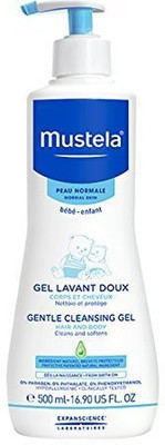 

Mustela Gentle Cleansing Gel, Baby Hair & Body Wash, Plant-Based Formula with Natural Avocado Perseose fortified with Vitamin B5, 16.9 fl ounce(443 ml)