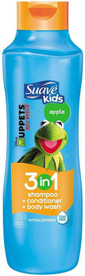 

Suave Muppets Apple 3-In-1 Shampoo-Conditioner and Body Wash for Kids, 22.5 Ounce(665 ml)