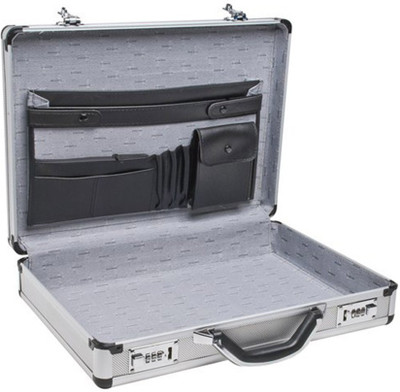

Roadpro SPC-931R 17.5" x 4" x 13" Silver Aluminum Briefcase Medium Briefcase - For Men & Women(Aluminum)