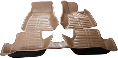 CARMART PP (Polypropylene) 5D Mat For  Honda Amaze(Beige)